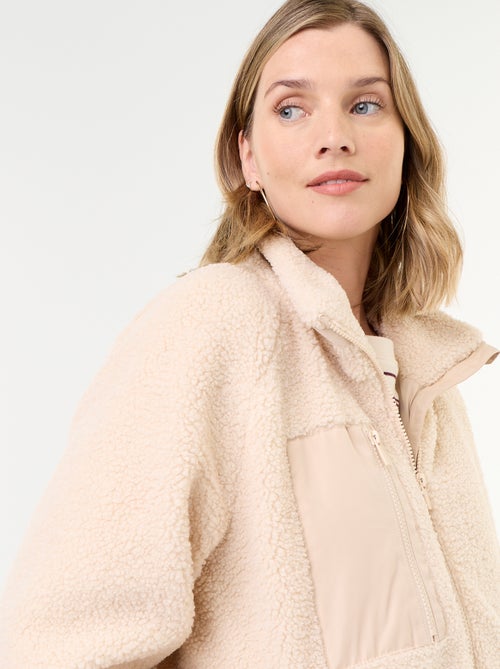 Giacca effetto montone per maternità e portage - Kiabi