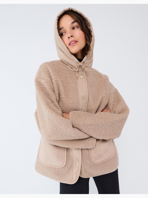 Giacca effetto sherpa, mo fashion - Kiabi Giacca effetto sherpa, mo fashion - Kiabi