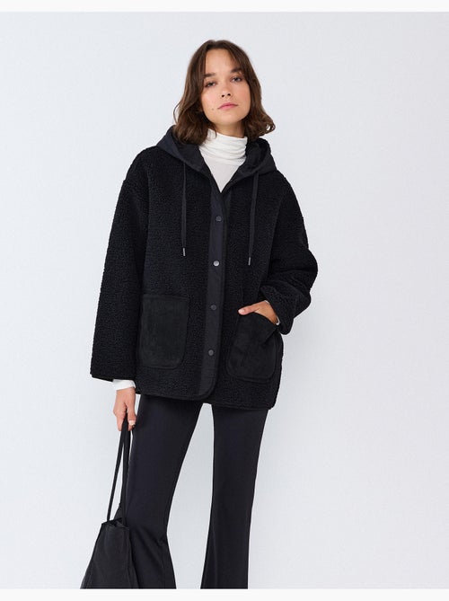 Giacca effetto sherpa, mo fashion - Kiabi Giacca effetto sherpa, mo fashion - Kiabi