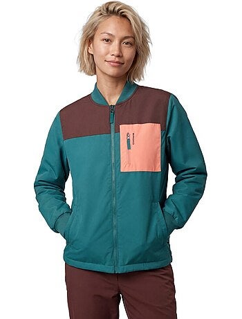Giacca escursionismo isolante colletto bomber donna donna sarek-w