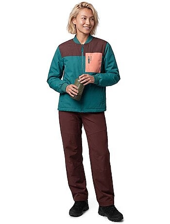 Giacca escursionismo isolante colletto bomber donna donna sarek-w