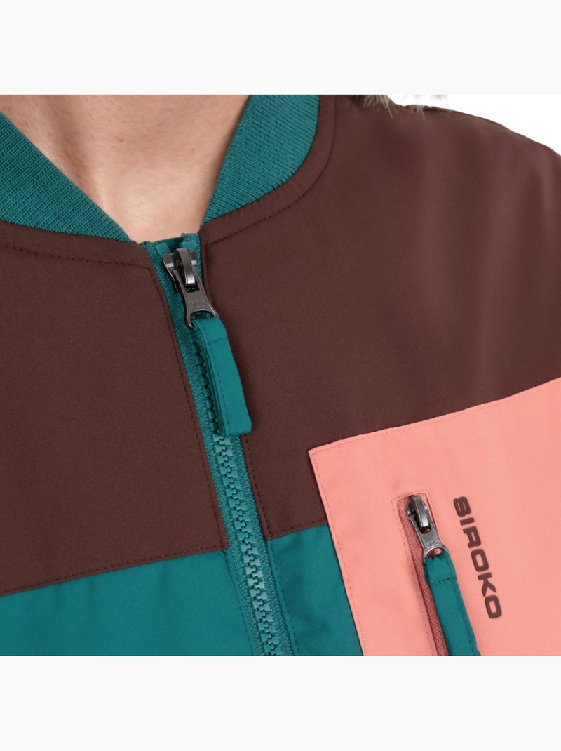 Giacca escursionismo isolante colletto bomber donna donna sarek-w Blu - Kiabi