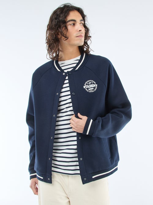 Giacca felpata stile americano - Kiabi