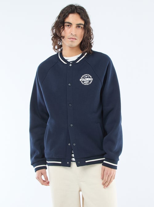 Giacca felpata stile americano - Kiabi