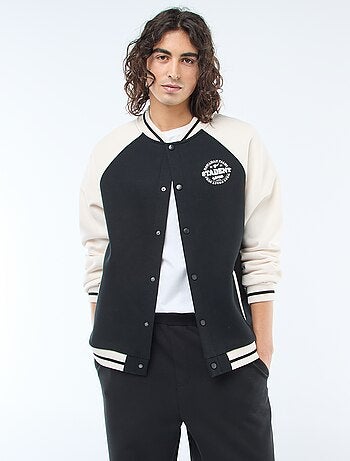 Giacca felpata stile americano