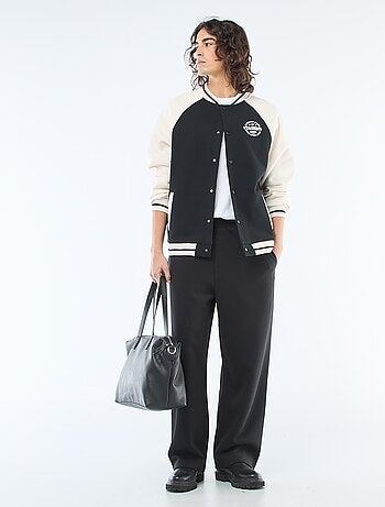 Giacca felpata stile americano