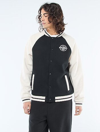 Giacca felpata stile americano