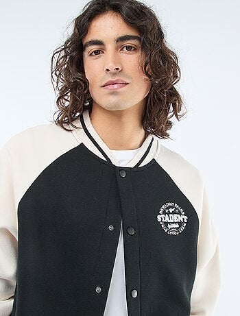 Giacca felpata stile americano