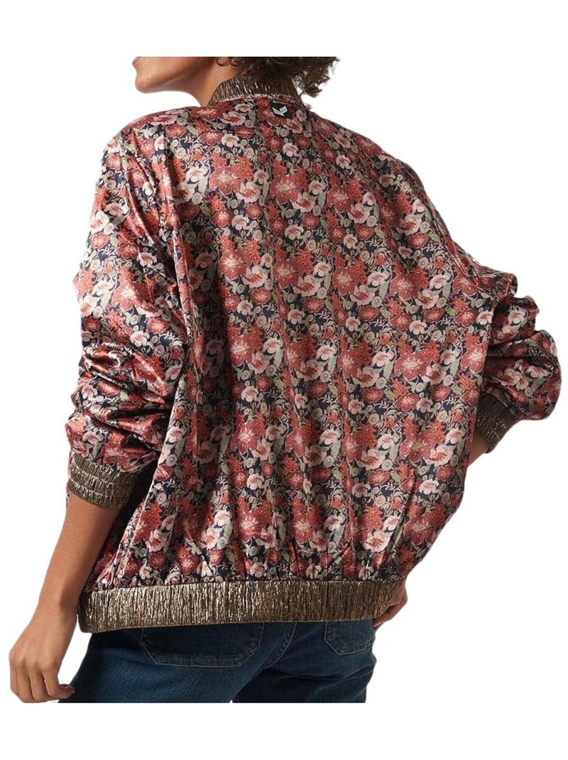 Giacca Floreale Donna Kaporal PILE Rosso - Kiabi