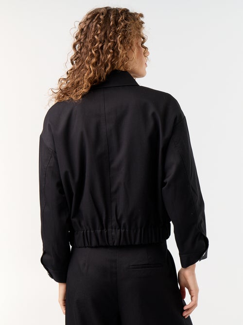 Giacca fluida con apertura a zip - Kiabi