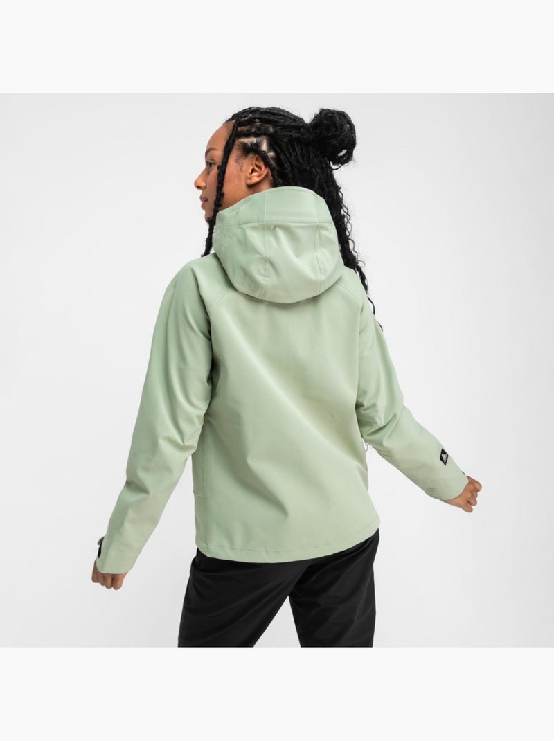 Giacca hardshell per l’escursionismo da donna escursionismo donna lac léman Verde - Kiabi