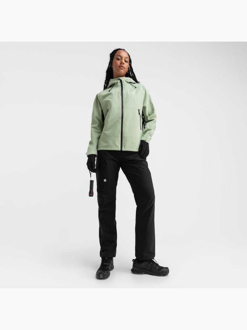 Giacca hardshell per l’escursionismo da donna escursionismo donna lac léman Verde - Kiabi