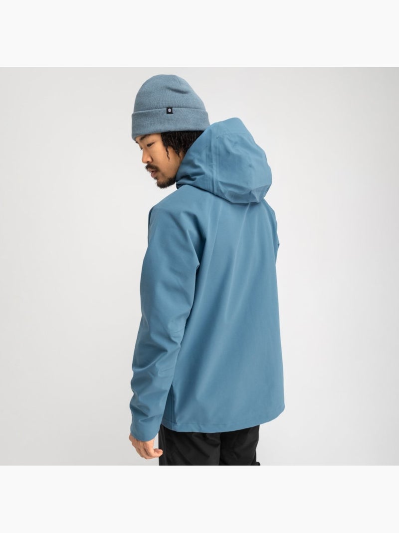 Giacca hardshell per l’escursionismo da uomo escursionismo uomo cavalls Blu - Kiabi