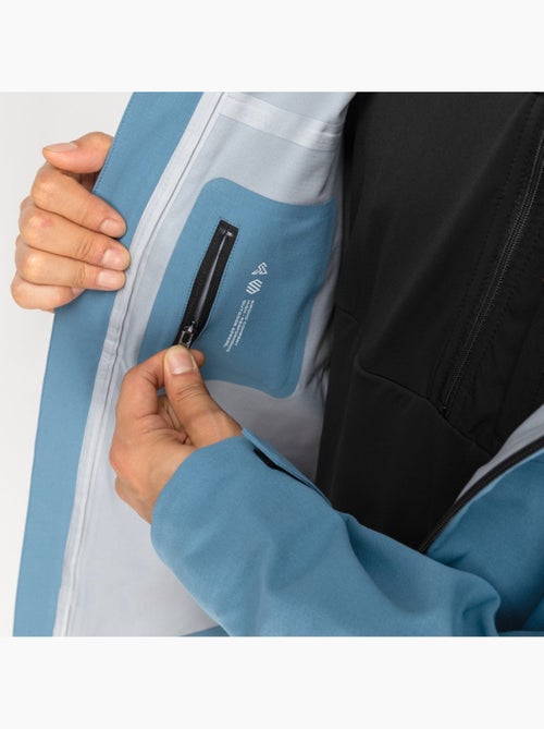 Giacca hardshell per l’escursionismo da uomo escursionismo uomo cavalls - Kiabi