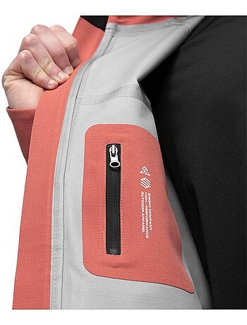 Giacca hardshell per l’escursionismo da uomo escursionismo uomo simien