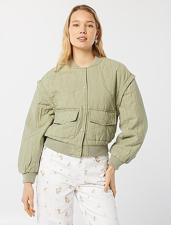 Giacca imbottita 2 in 1 con maniche staccabili