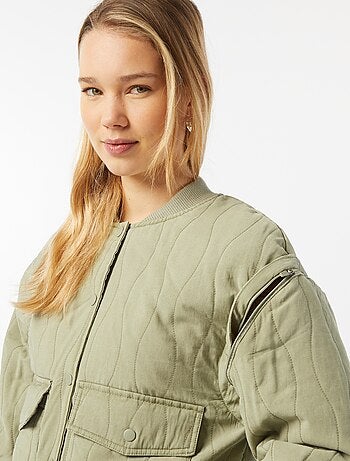 Giacca imbottita 2 in 1 con maniche staccabili