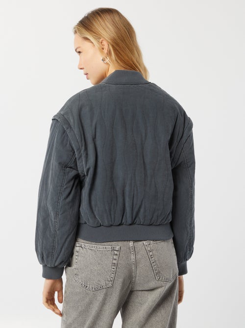 Giacca imbottita 2 in 1 con maniche staccabili - Kiabi