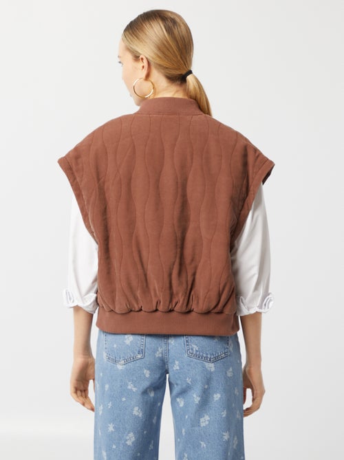 Giacca imbottita 2 in 1 con maniche staccabili - Kiabi