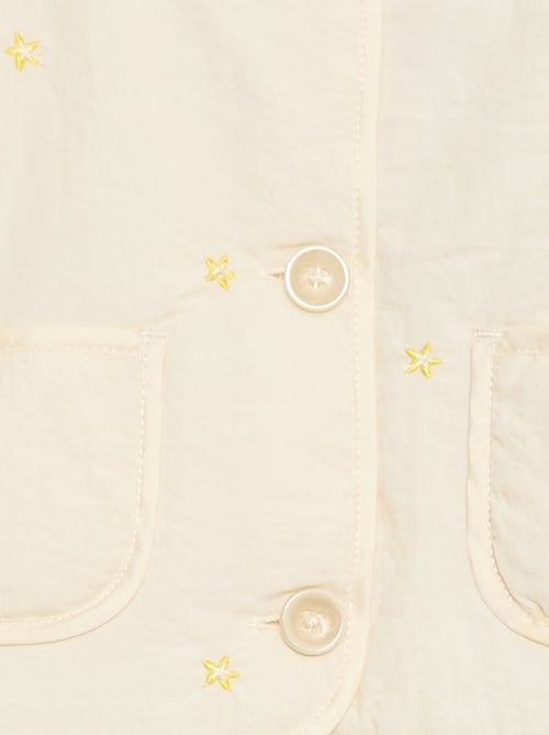 Giacca imbottita a collo rotondo in tessuto idrorepellente - Kiabi