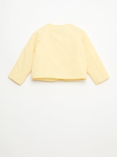 Giacca imbottita a collo rotondo in tessuto idrorepellente - Kiabi