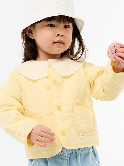 Giacca imbottita a collo rotondo in tessuto idrorepellente - Kiabi