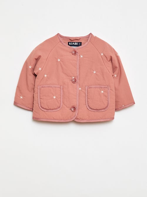 Giacca imbottita a collo rotondo in tessuto idrorepellente - Kiabi