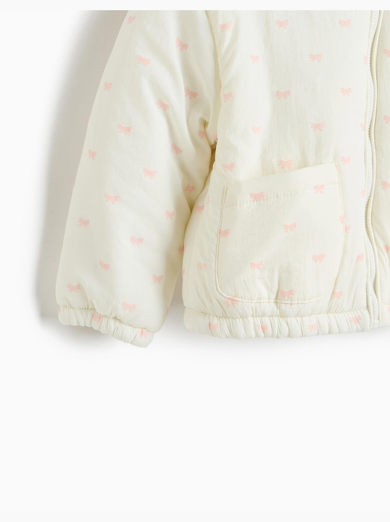 Giacca imbottita con cappuccio, mo fashion Bianco - Kiabi