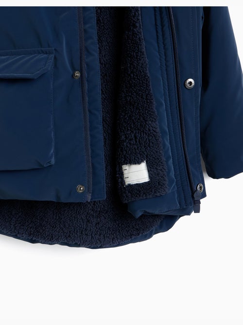 Giacca imbottita con cappuccio, mo fashion - Kiabi Giacca imbottita con cappuccio, mo fashion - Kiabi