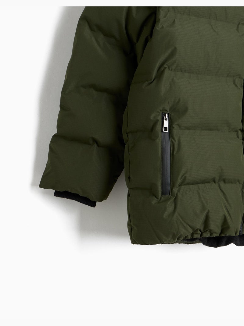 Giacca imbottita con cappuccio, mo fashion Verde - Kiabi