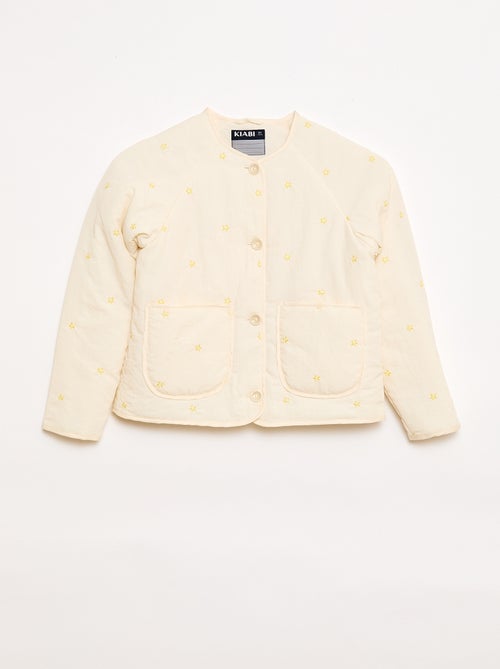 Giacca imbottita con motivo ricamato - Kiabi