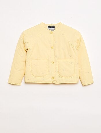 Giacca imbottita con motivo ricamato