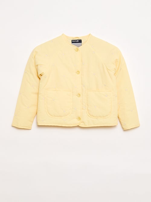 Giacca imbottita con motivo ricamato - Kiabi