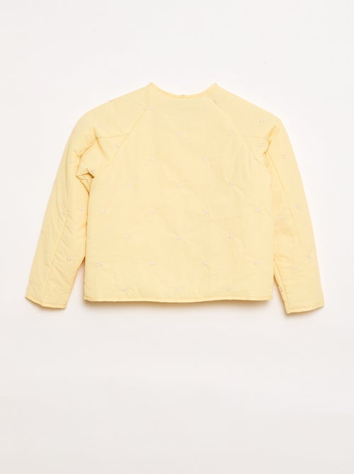 Giacca imbottita con motivo ricamato - Kiabi