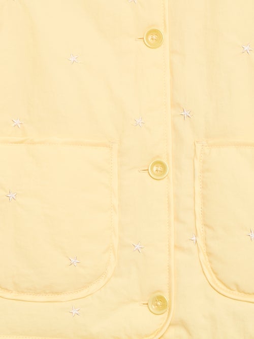 Giacca imbottita con motivo ricamato - Kiabi