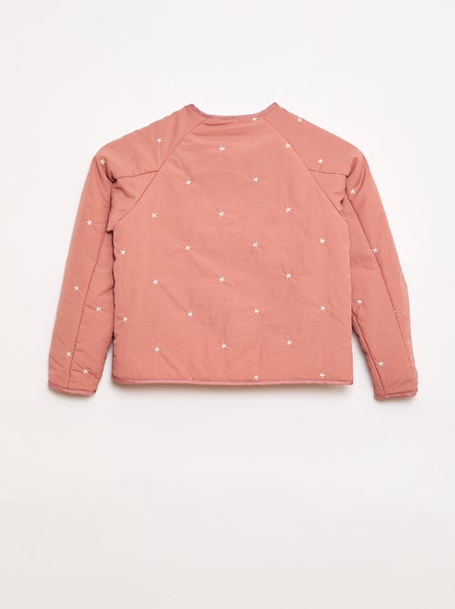 Giacca imbottita con motivo ricamato - Kiabi