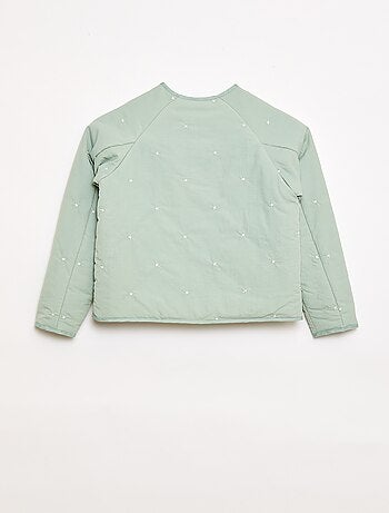 Giacca imbottita con motivo ricamato