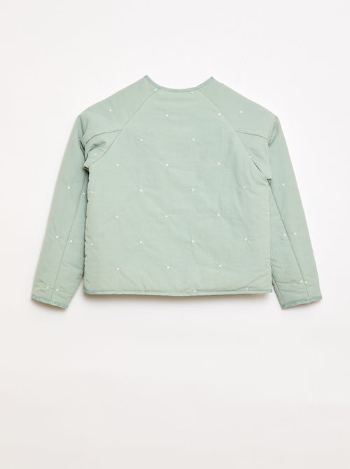 Giacca imbottita con motivo ricamato - Kiabi