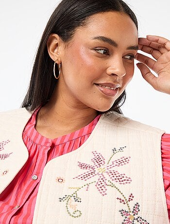 Giacca imbottita con ricami