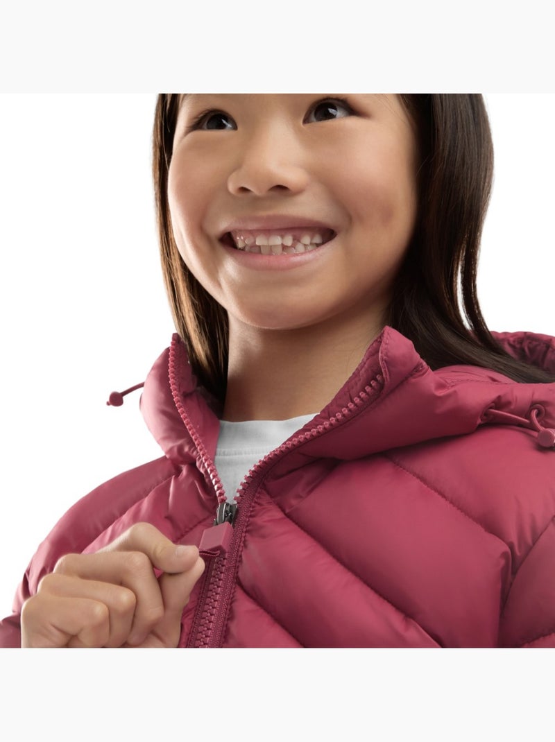 Giacca imbottita da bambine lifestyle bambini e bambine berry-g Rosso mattone - Kiabi