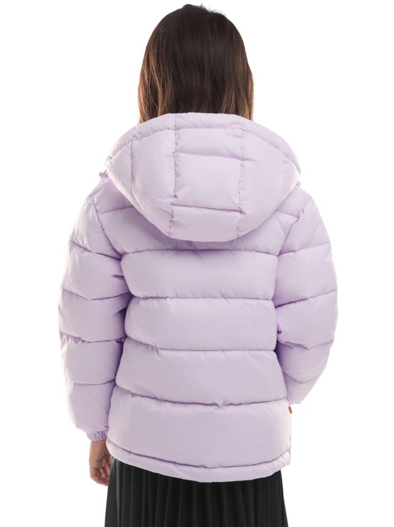 Giacca imbottita da bambine lifestyle bambini e bambine mousse-g Viola - Kiabi