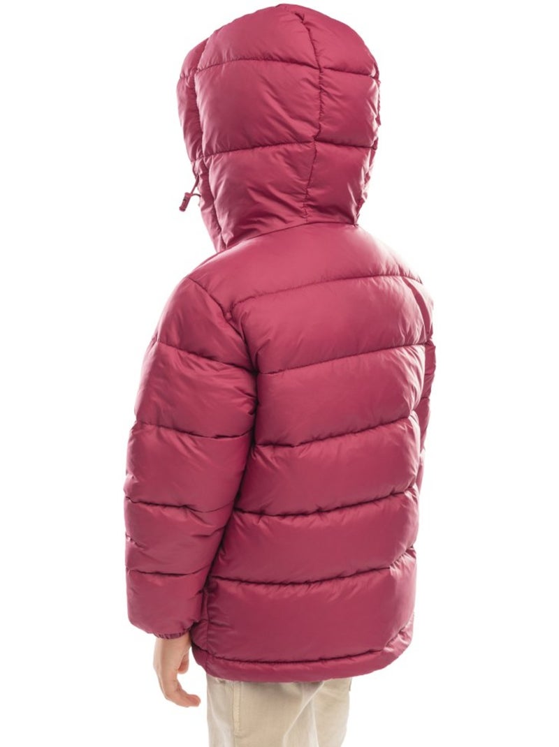 Giacca imbottita da bambini lifestyle bambini e bambine berry Rosso mattone - Kiabi