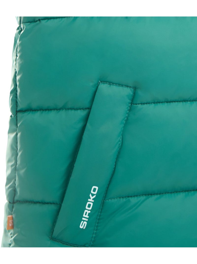 Giacca imbottita da bambini lifestyle bambini e bambine jellybean Verde - Kiabi