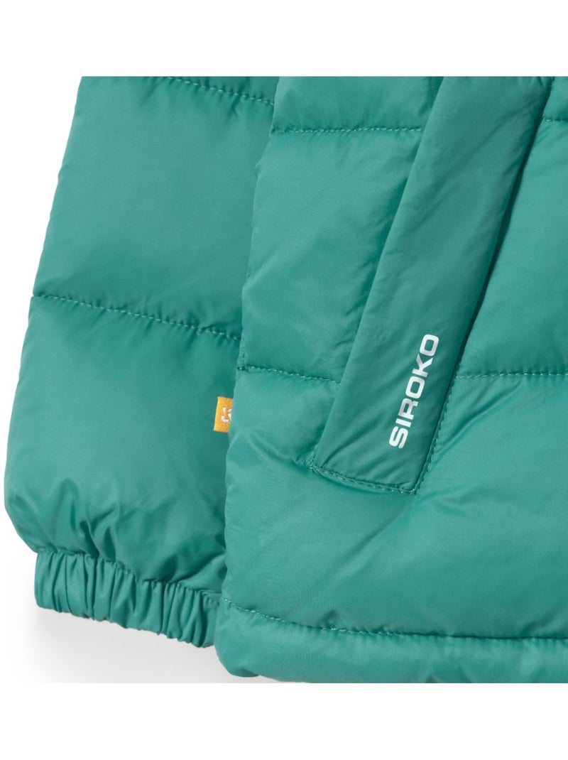 Giacca imbottita da bambini lifestyle bambini e bambine jellybean Verde - Kiabi