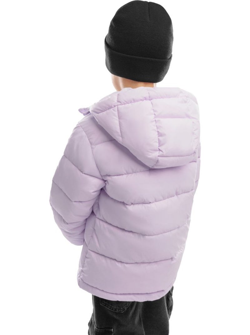 Giacca imbottita da bambini lifestyle bambini e bambine mousse Viola - Kiabi