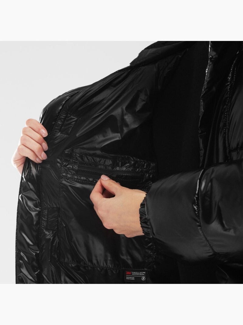 Giacca imbottita donna lifestyle donna barent-w Nero - Kiabi