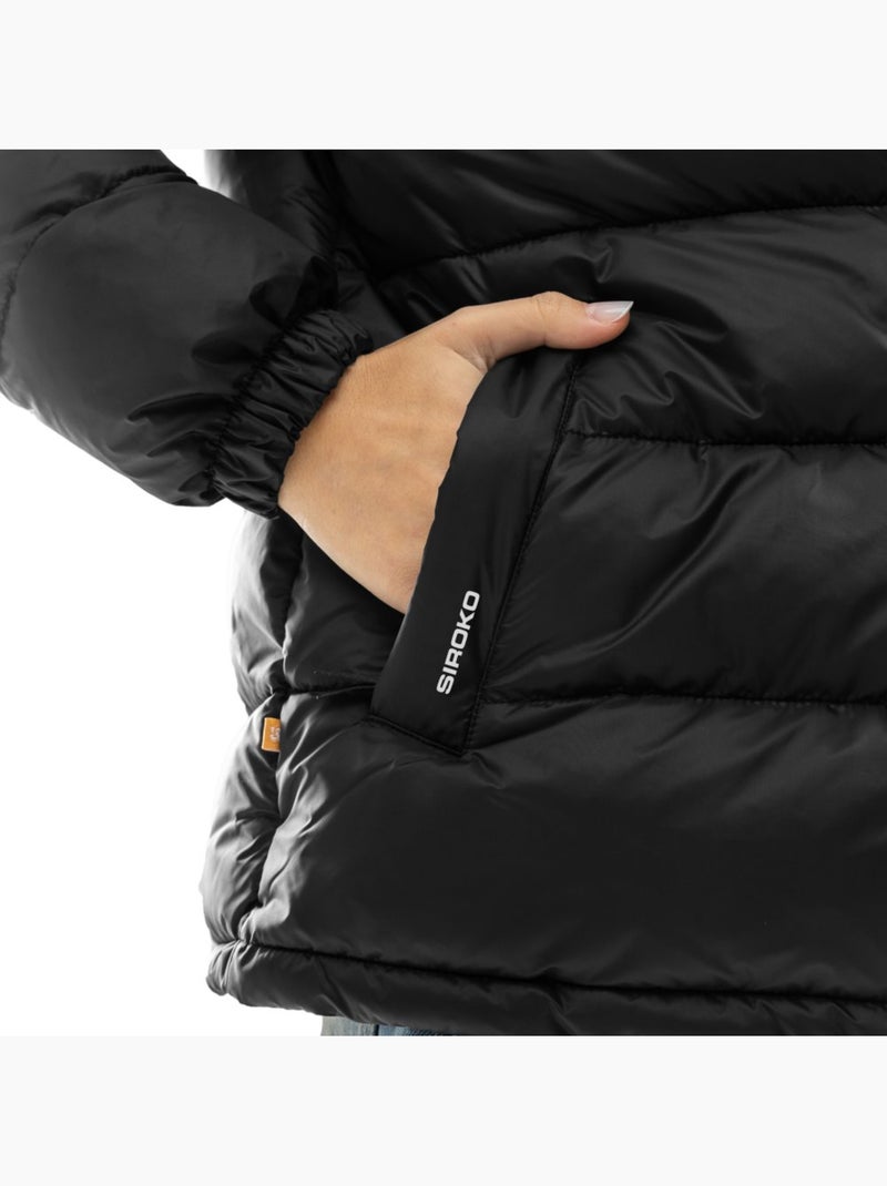 Giacca imbottita donna lifestyle donna tacca-w Nero - Kiabi