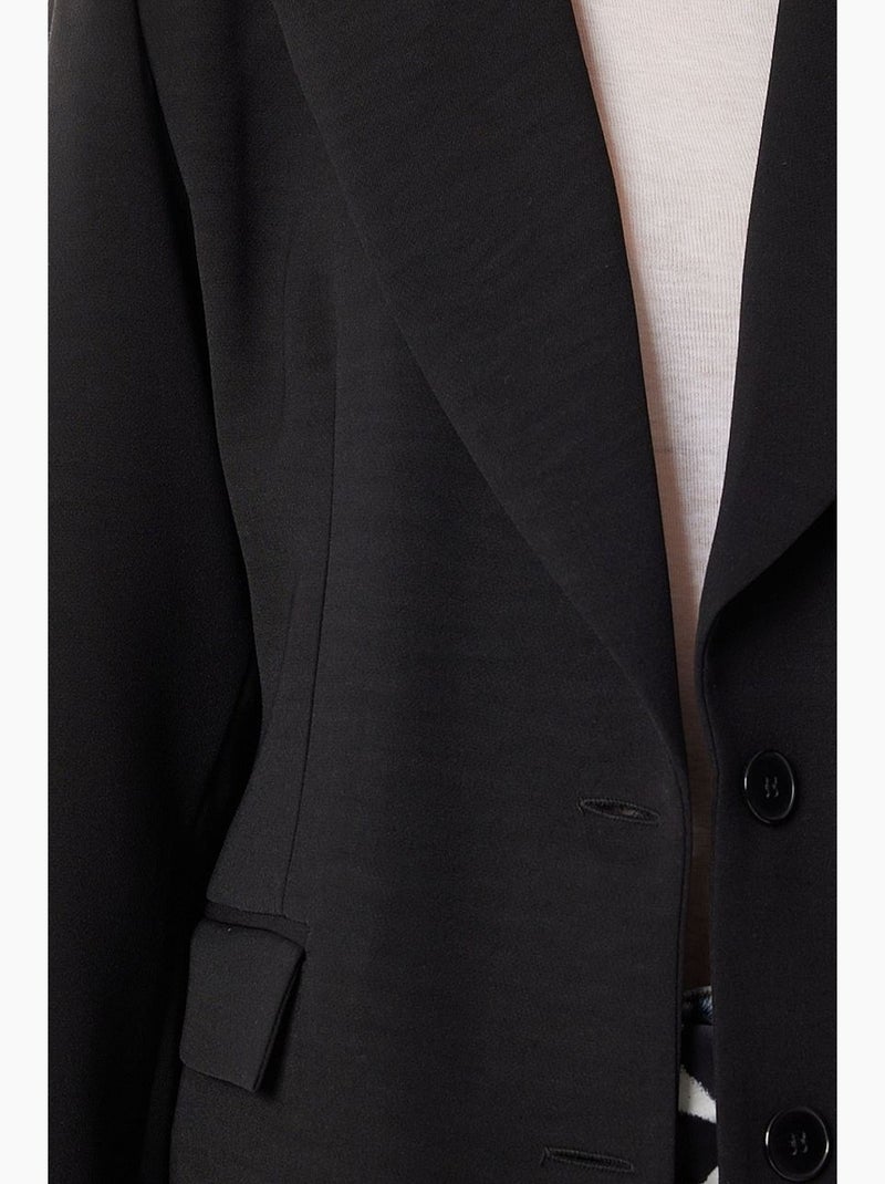 Giacca imbottita in gabardine con chiusura a bottoni istanbul Nero - Kiabi