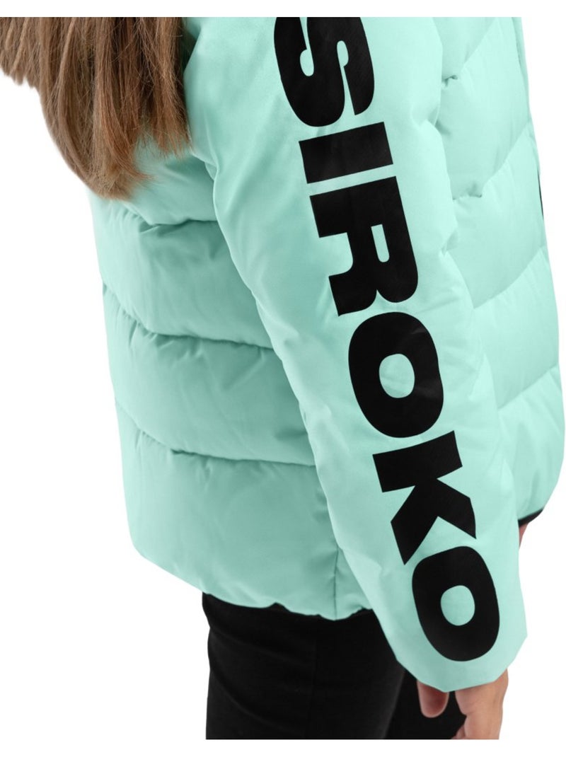 Giacca imbottita resistente all'acqua bambine lifestyle bambini e bambine pov-g Verde - Kiabi