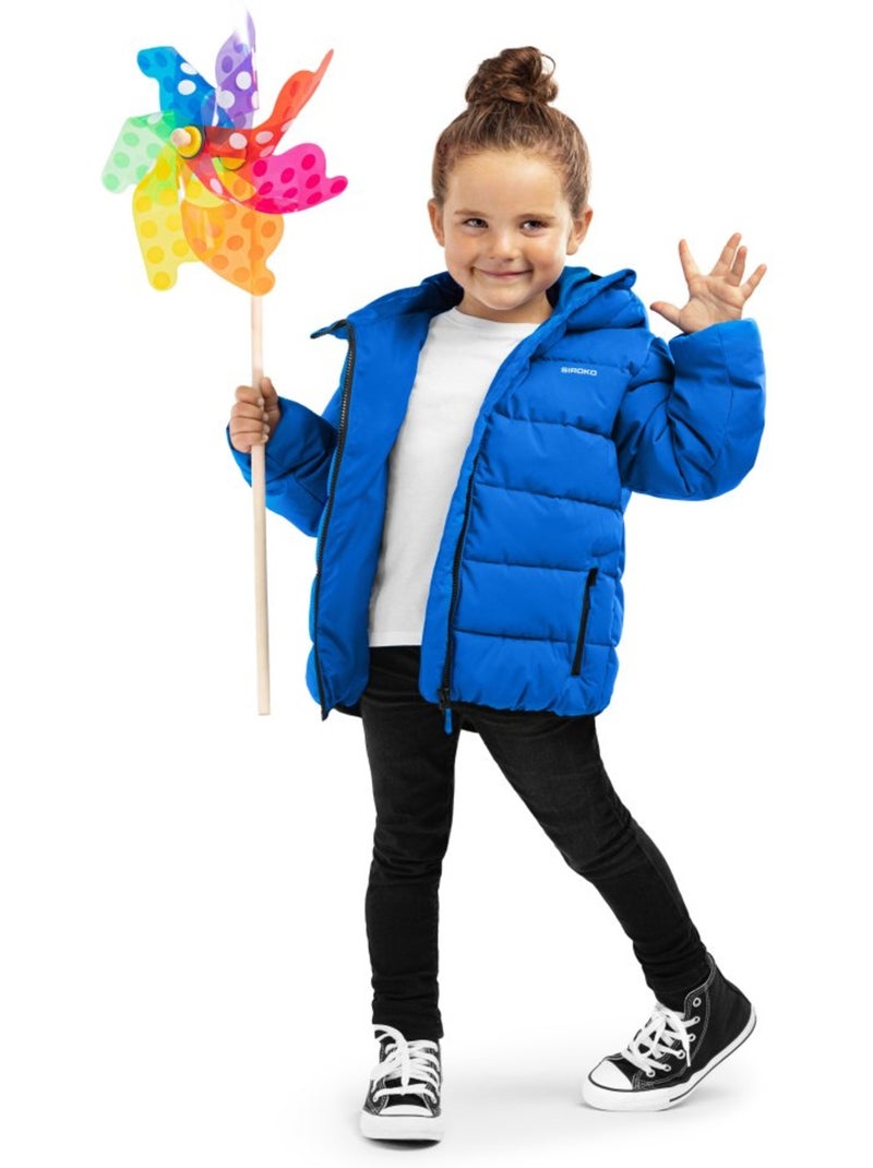 Giacca imbottita resistente all'acqua bambine lifestyle bambini e bambine soul-g Blu - Kiabi